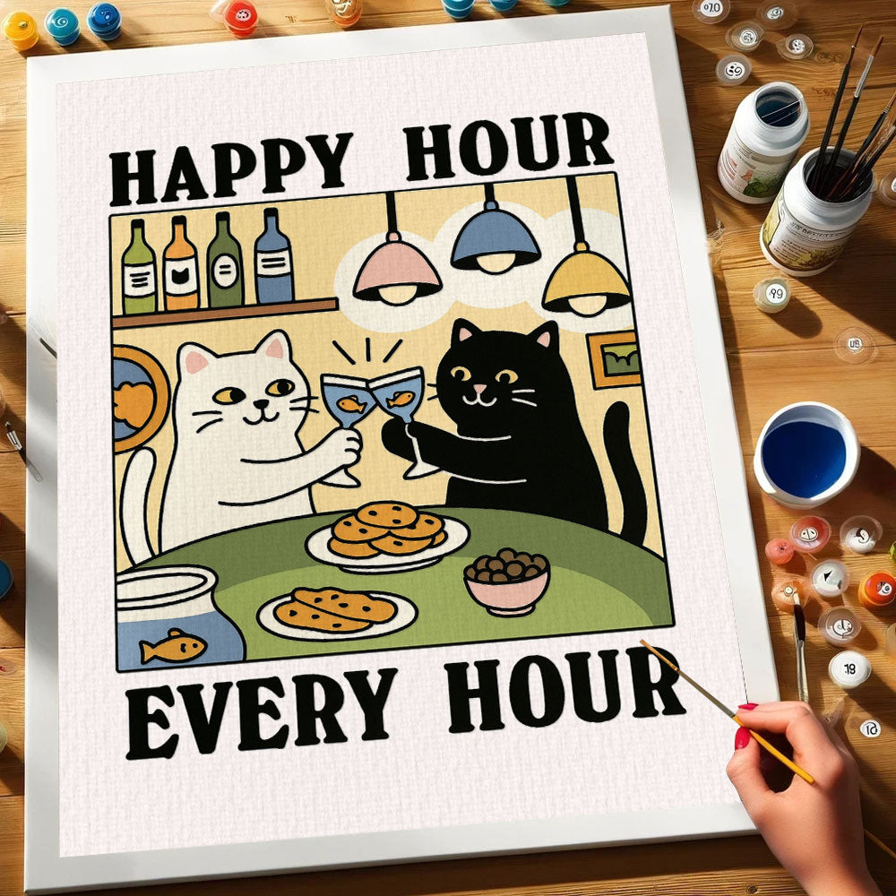 Happy Hour Every Hour | Paint By Number Kit