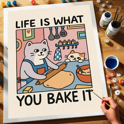 Life Is What You Bake It | Paint By Number Kit