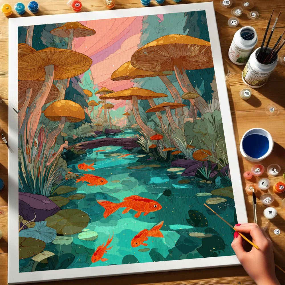 Magic Mycelium | Paint by Numbers Kit