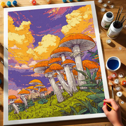 Sunset Spores | Paint by Numbers Kit