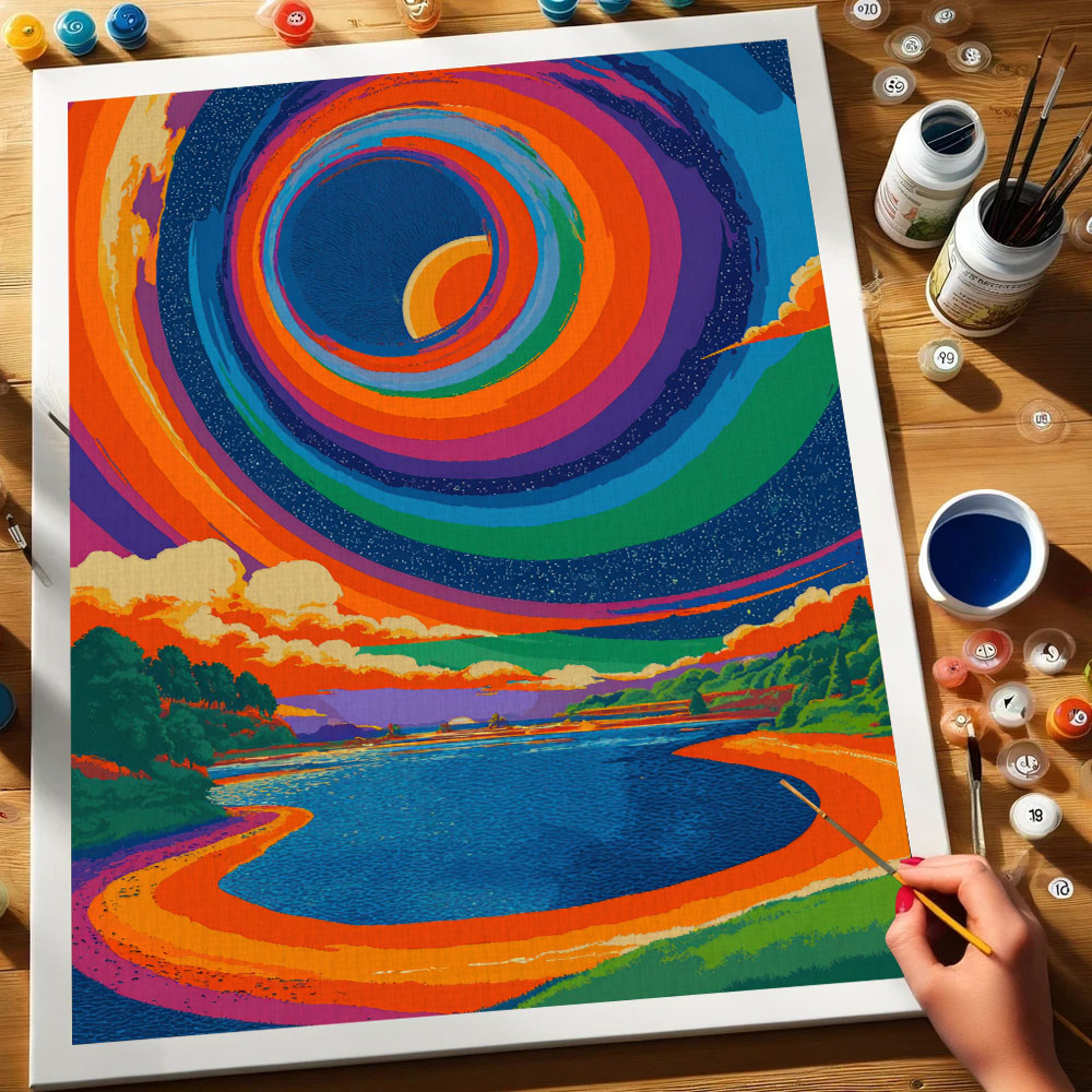 Cosmic Swirl | Paint by Numbers Kit