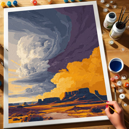Desert Storm | Paint by Numbers Kit