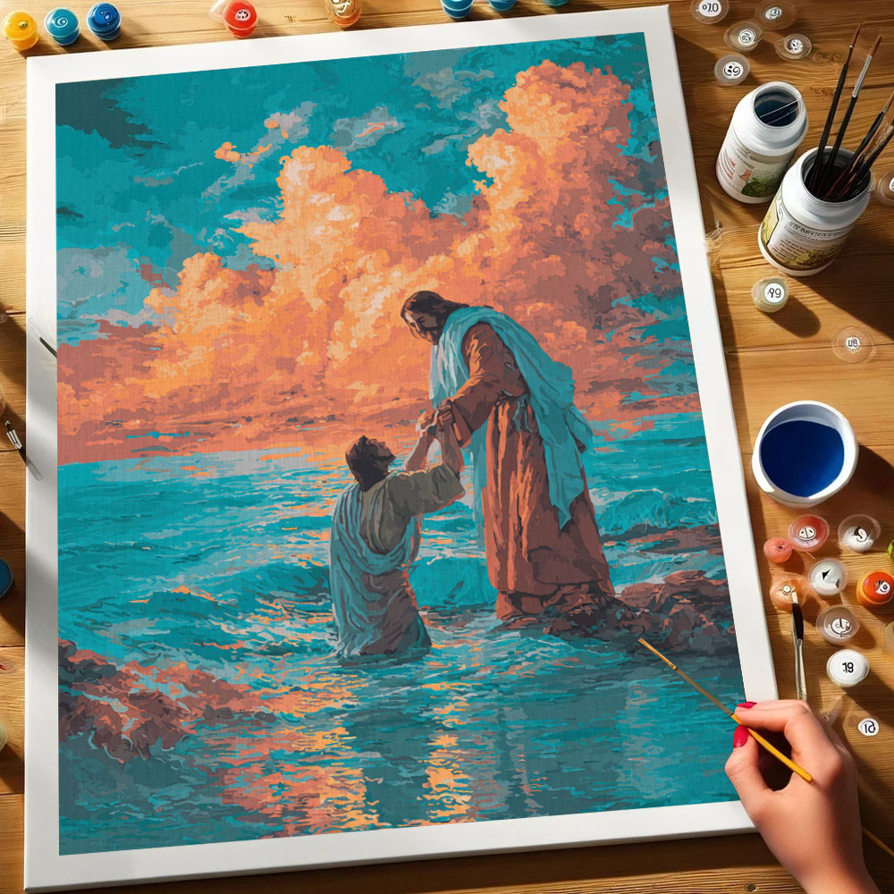 Sacred Baptism | Paint by Numbers Kit
