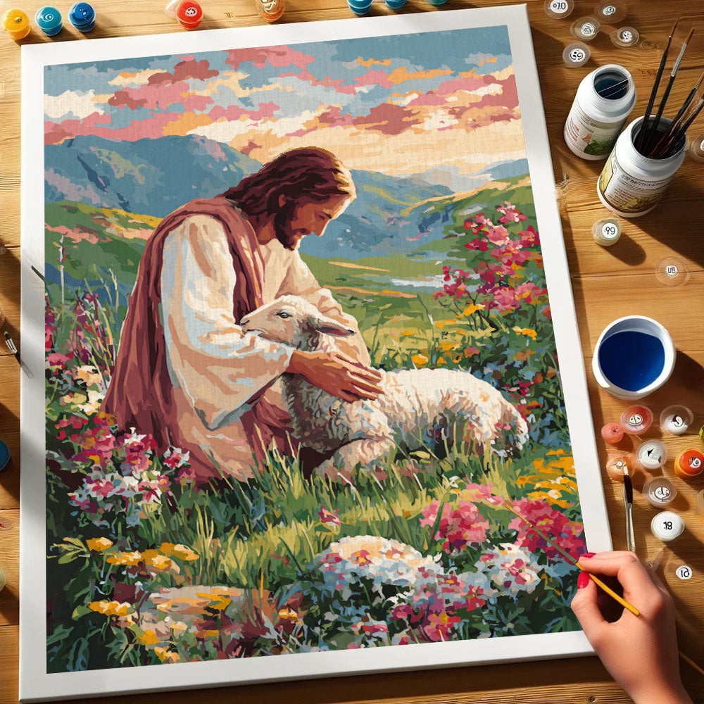 Gentle Shepherd | Paint by Numbers Kit