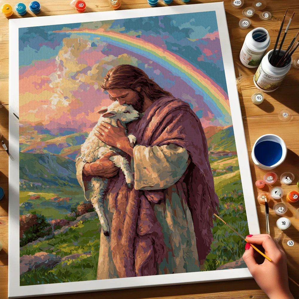 Rainbow Embrace | Paint by Numbers Kit