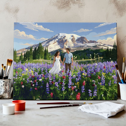 Rainier Romance | Paint By Number Kit