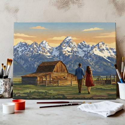 Chill in Moulton Barns | Paint By Number Kit