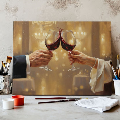 The Golden Clink | Paint By Number Kit