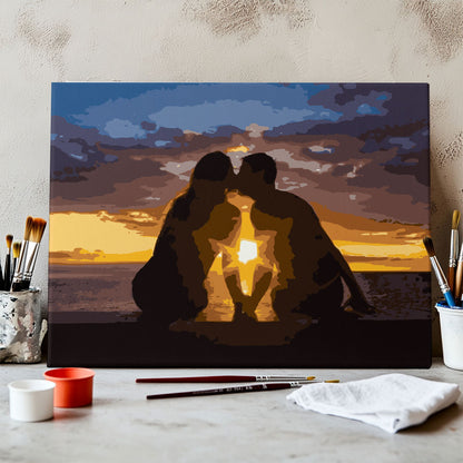Sunset Silhouette | Paint By Number Kit