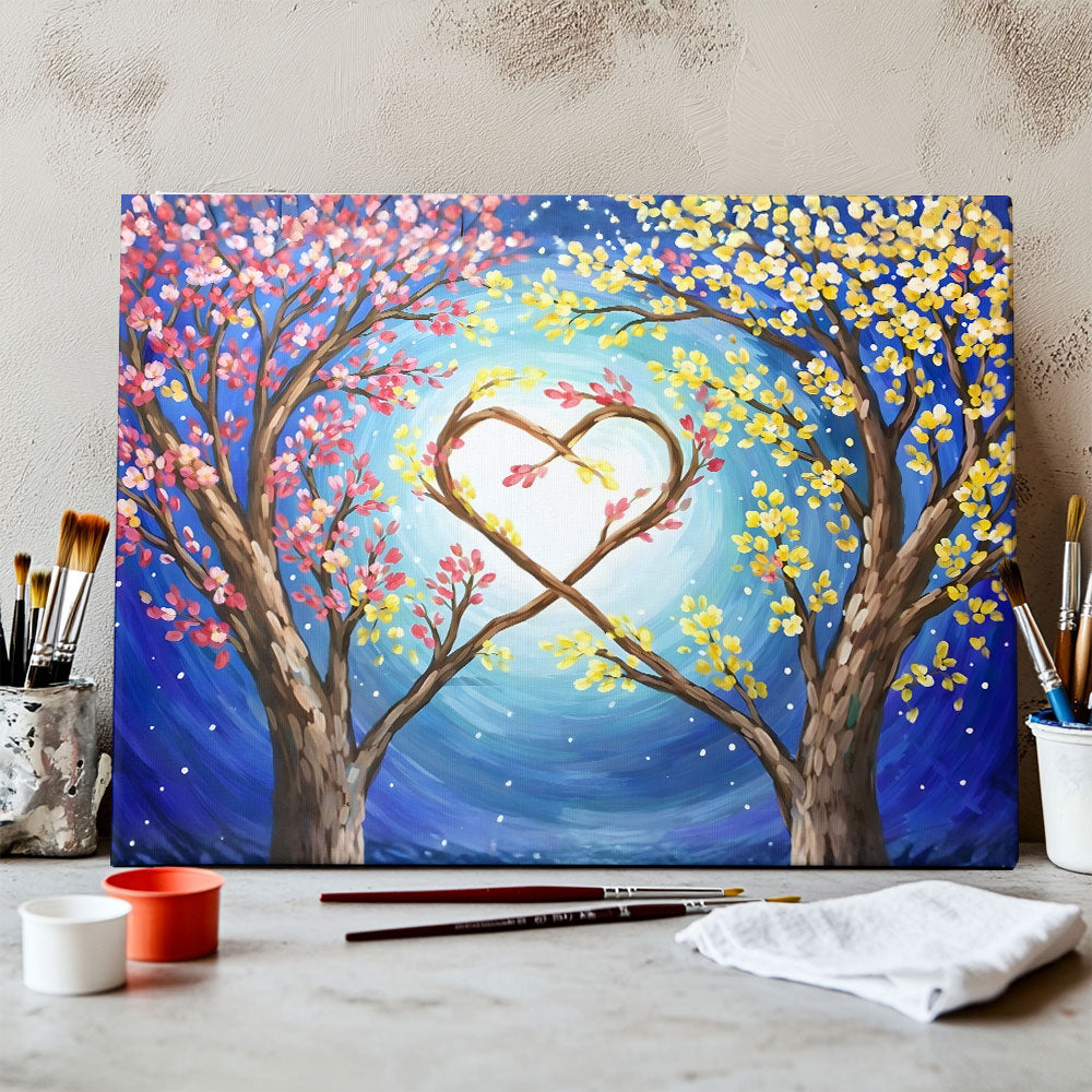 Twin Blossoms | Paint By Number Kit
