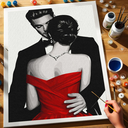 In His Arms | Paint by Numbers Kit