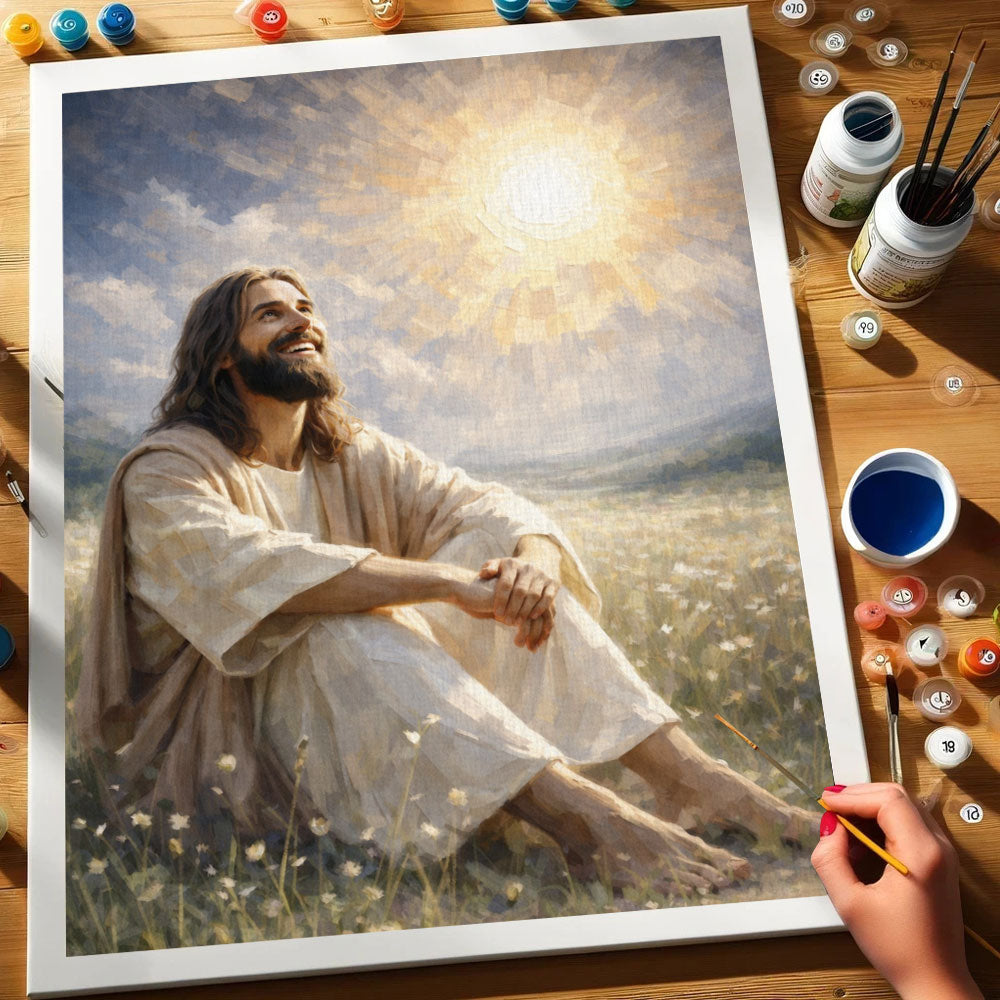 The Joy of the Father's Smile | Paint by Numbers Kit
