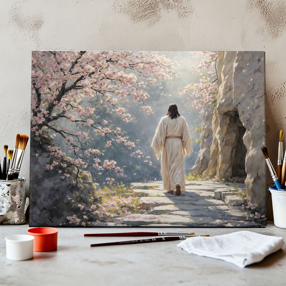 Christian in Spring Landscape | Paint by Numbers Kit