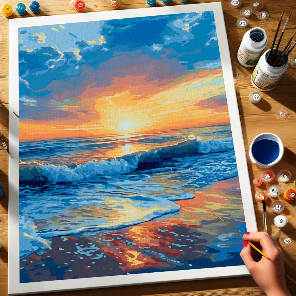 Seaside Sunset | Paint by Numbers Kit