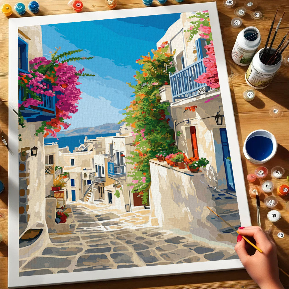 Aegean Path | Paint by Numbers Kit