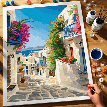 Aegean Path | Paint by Numbers Kit