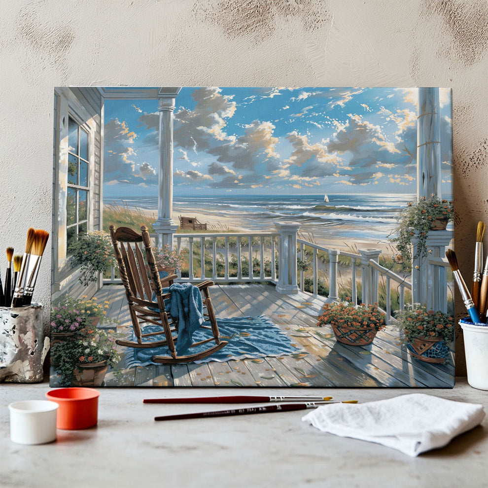 Seaside Overlook | Paint by Numbers Kit – Wander Painting