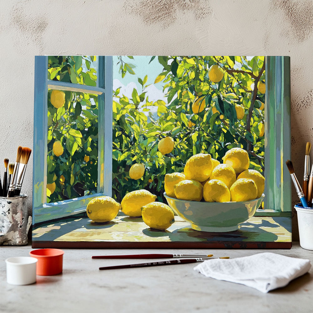 Lemon Foliage | Paint by Numbers Kit