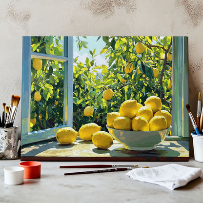 Lemon Foliage | Paint by Numbers Kit