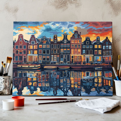 Amsterdam Simplicity | Paint by Numbers Kit