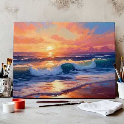 Sunset Surf | Paint by Numbers Kit