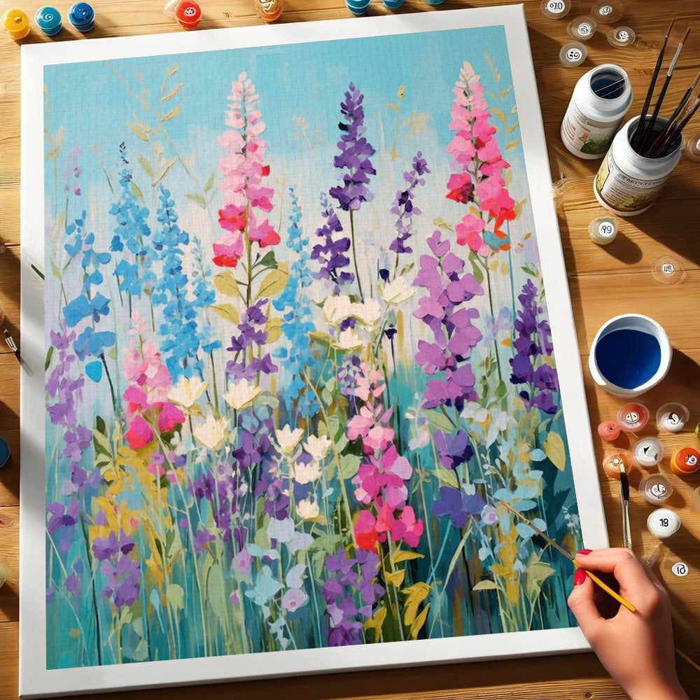 Summer Wildflower Splendor | Paint by Numbers Kit