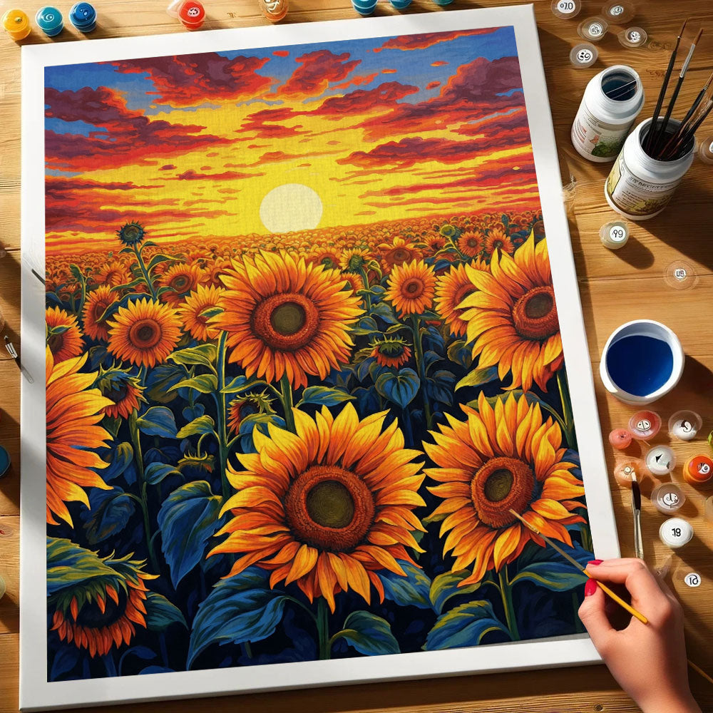Sunflower Garden | Paint by Numbers Kit