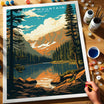 Rocky Mountain Park | Paint by Numbers Kit – Wander Painting