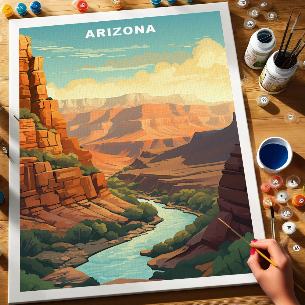 Arizona U.S. State | Paint by Numbers Kit