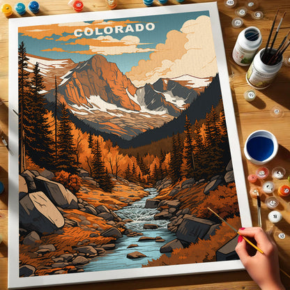 Colorado U.S. State | Paint by Numbers Kit