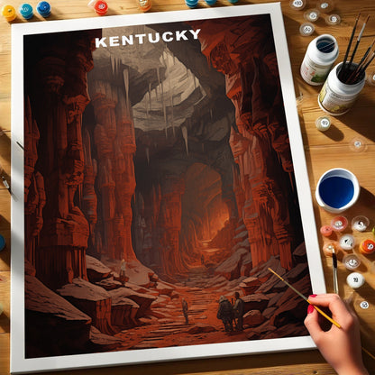 Kentucky U.S. State | Paint by Numbers Kit