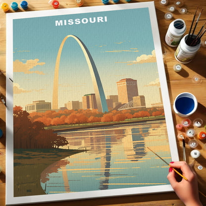 Missouri U.S. State | Paint by Numbers Kit