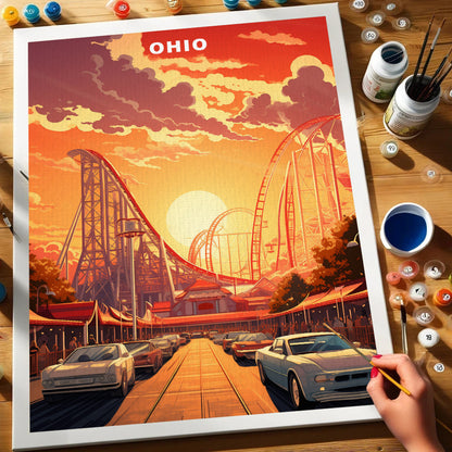 Ohio U.S. State | Paint by Numbers Kit