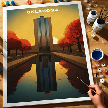 Oklahoma U.S. State | Paint by Numbers Kit