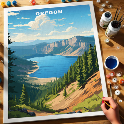 Oregon U.S. State | Paint by Numbers Kit