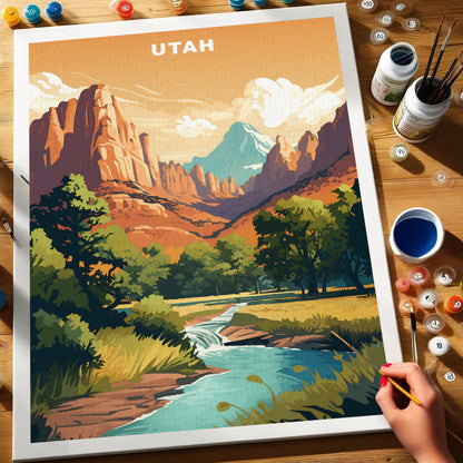 Utah U.S. State | Paint by Numbers Kit