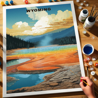 Wyoming U.S. State | Paint by Numbers Kit