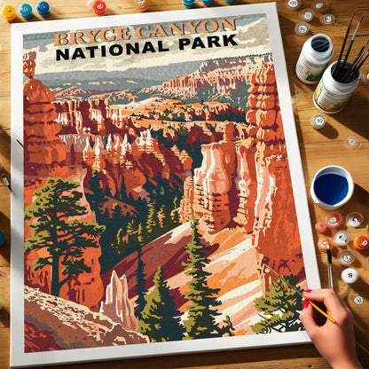 Bryce Canyon National Park Vintage | Paint by Numbers Kit