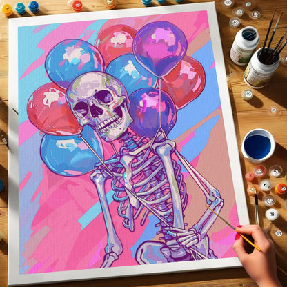 Balloon Skeleton | Paint by Numbers Kit