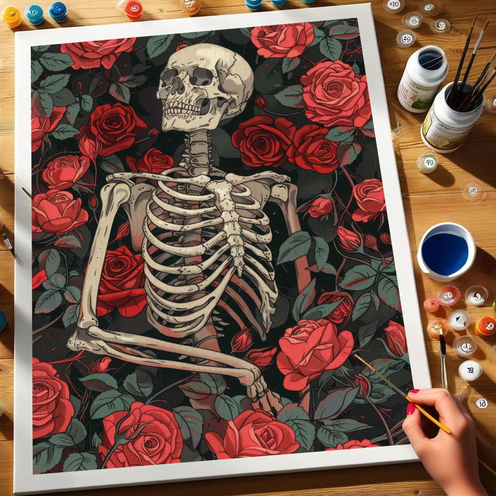 Rosy Bones | Paint by Numbers Kit