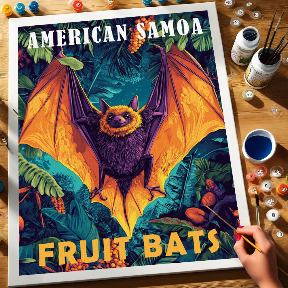 American Samoa National Park Animal | Paint by Numbers Kit