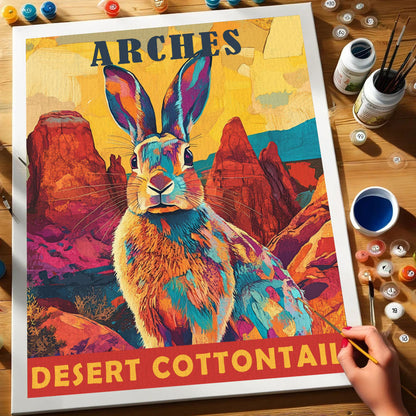 Arches National Park Animal | Paint by Numbers Kit