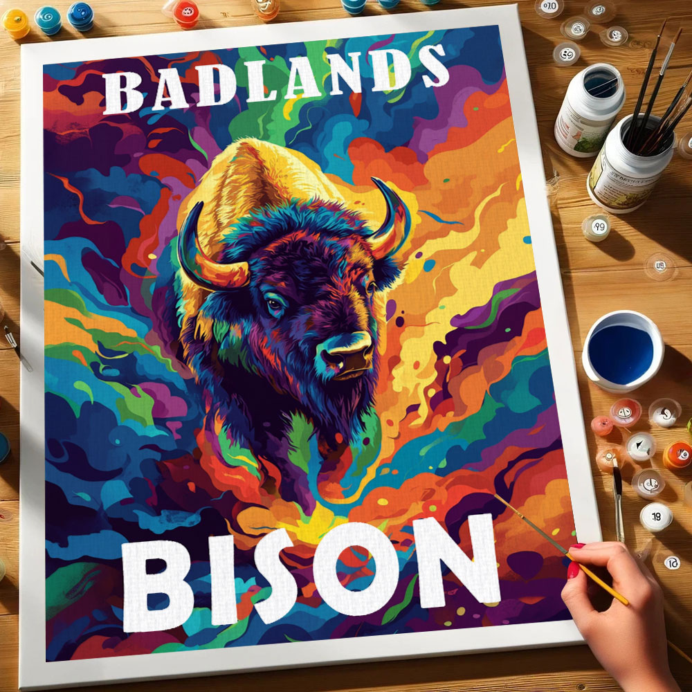 Badlands National Park Animal | Paint by Numbers Kit