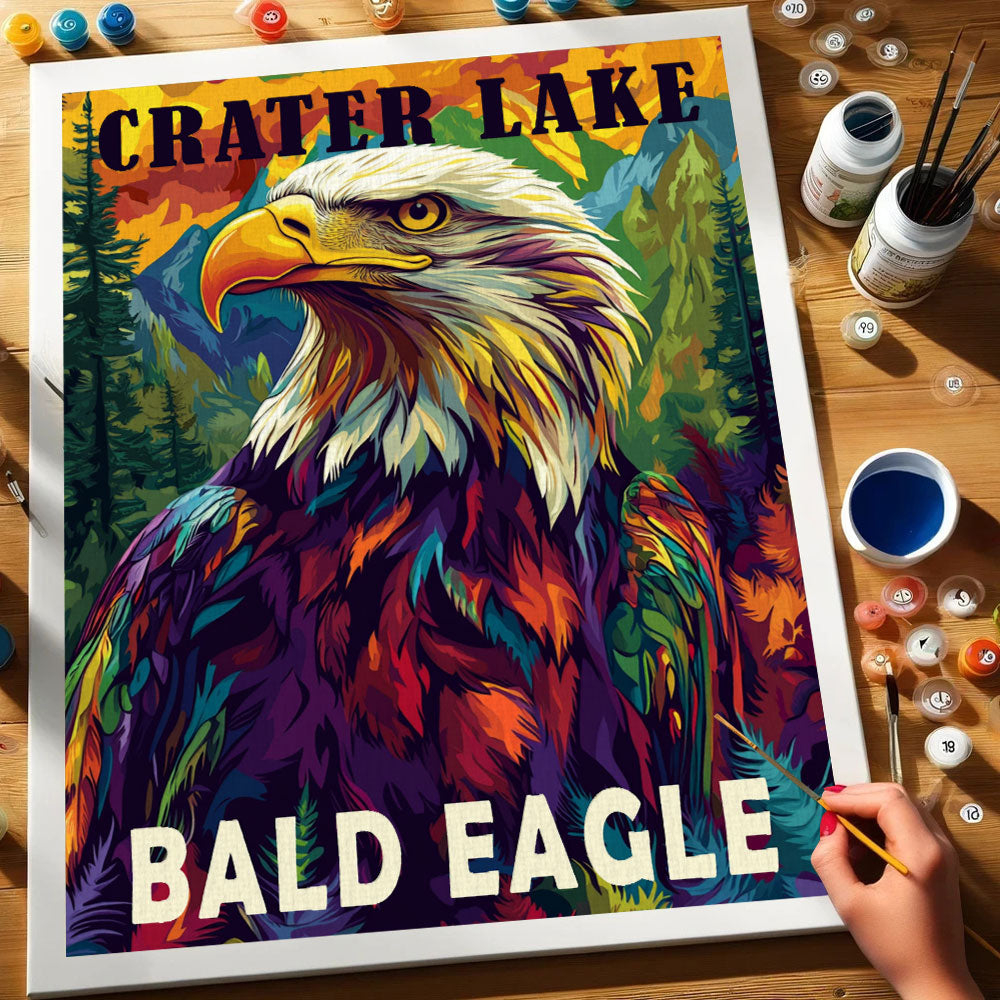 Crater Lake National Park Animal | Paint by Numbers Kit