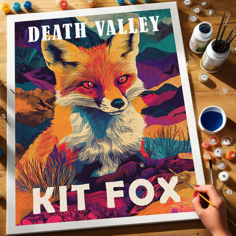 Death Valley National Park Animal | Paint by Numbers Kit