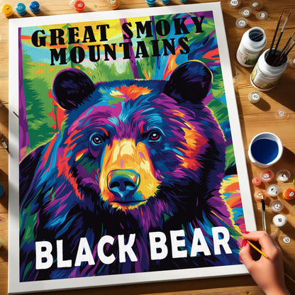 Great Smoky Mountains National Park Animal | Paint by Numbers Kit