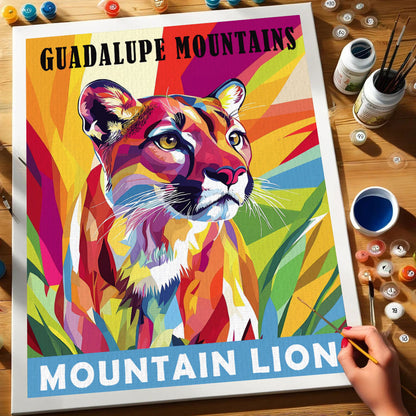 Guadalupe Mountains National Park Animal | Paint by Numbers Kit