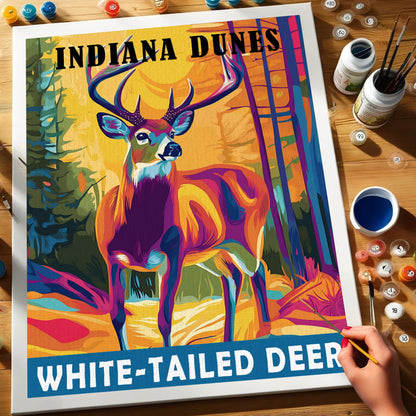 Indiana Dunes National Park Animal | Paint by Numbers Kit