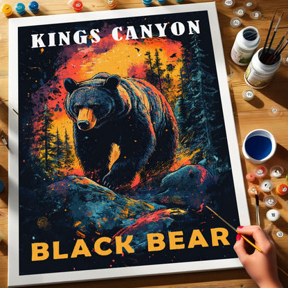 Kings Canyon National Park Animal | Paint by Numbers Kit