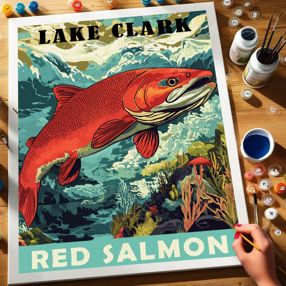 Lake Clark National Park Animal | Paint by Numbers Kit